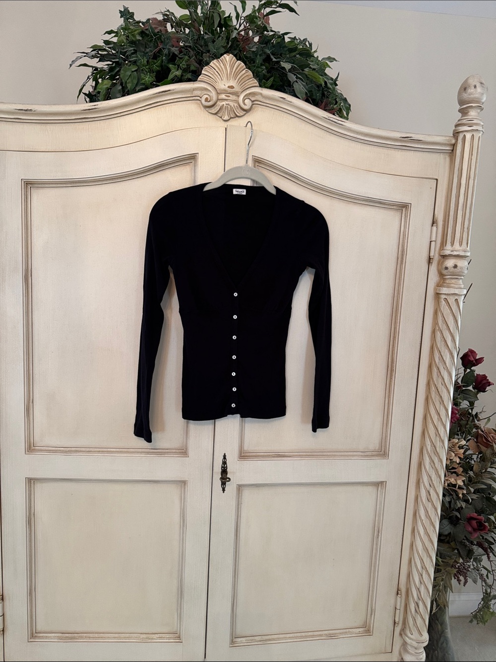 Splendid Black Crewneck Top